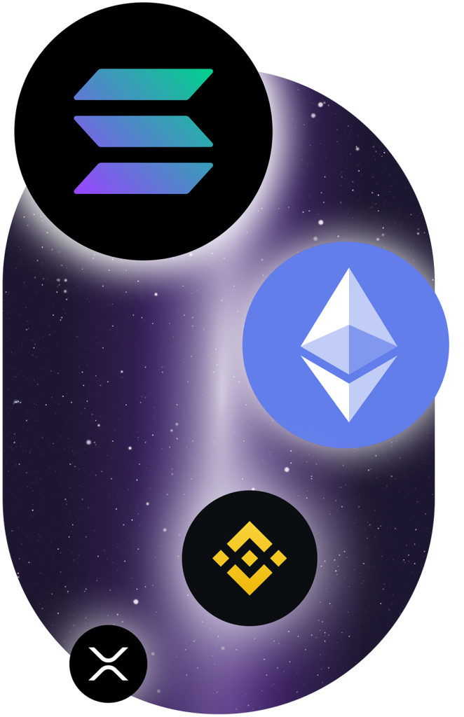 META1 crypto coins illustration