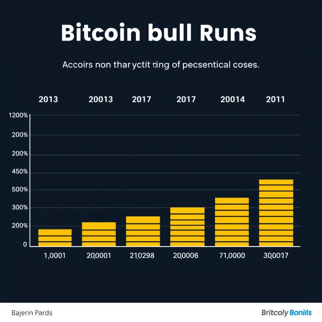 Comparison of Bitcoin bull run durations across market cycles