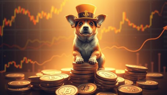 dog with hat meme coin