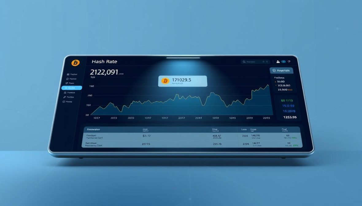 bitcoin hash rate today latest chart