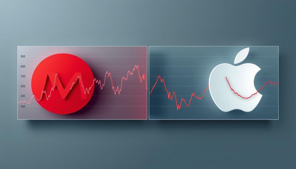 meta vs apple stock
