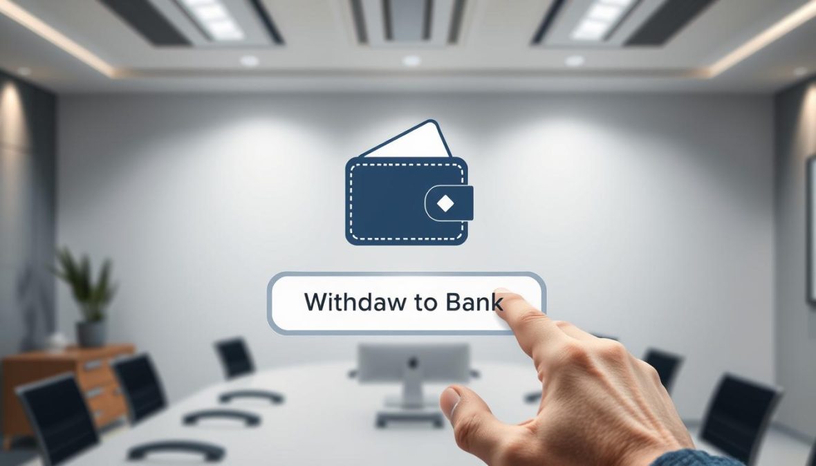 how to withdraw crypto to bank account