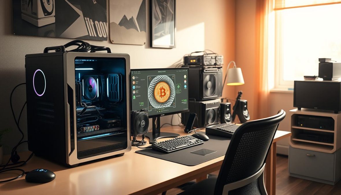 how to mine bitcoin at home